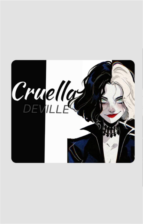 Marq Berlin Square Mouse Pad - Cruella