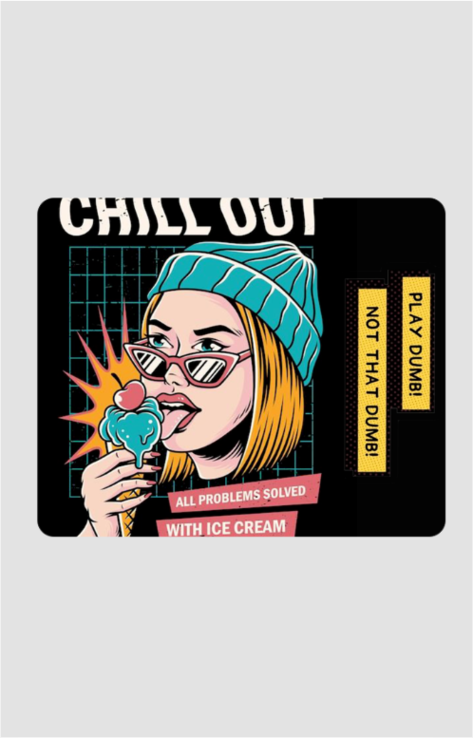 Marq Berlin Square Mouse Pad - Chill Out